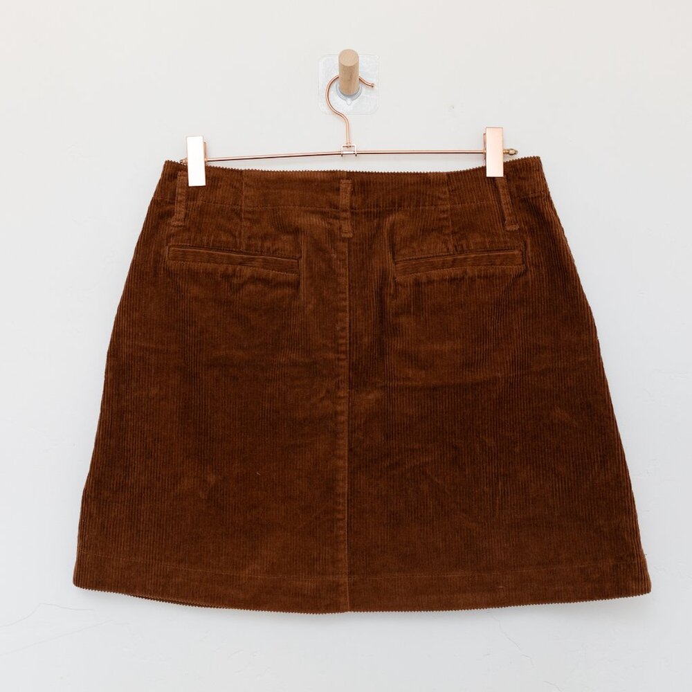 GAP Size 6/28 Rust Corduroy Mini Skirt